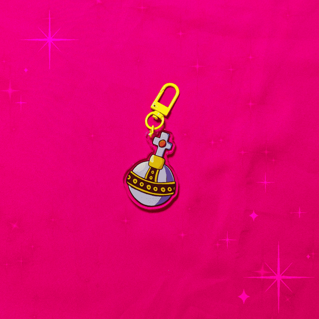 Worms Holy Hand Grenade Keyring