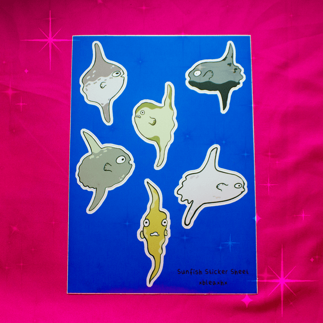 Sunfish Sticker Sheet